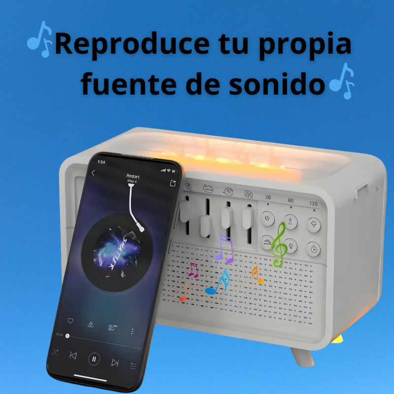 Altavoz y humidificador 4 en 1 de alta fidelidad